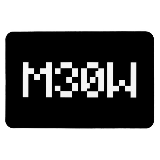 M30W [Dierengeluiden in leetspreken] Magneet (Horizontaal)