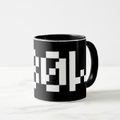 M30W [Dierengeluiden in leetspreken] Mok (Voorkant rechts)