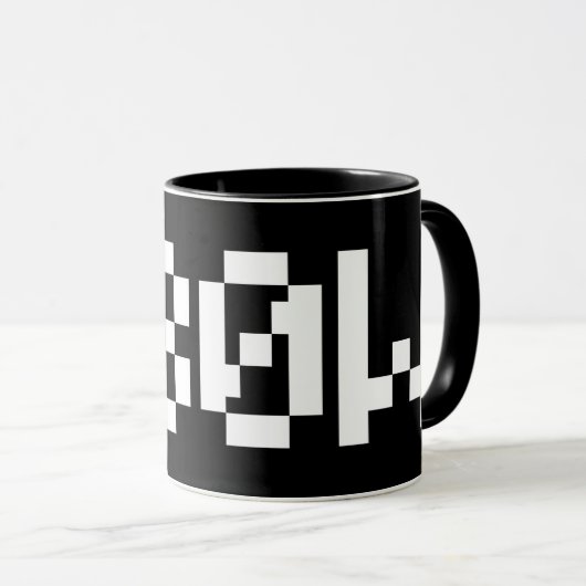 M30W [Dierengeluiden in leetspreken] Mok (Voorkant rechts)