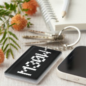 M30W [Dierengeluiden in leetspreken] Sleutelhanger (Voorkant Rechts)