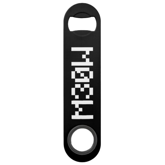 M30W [Dierengeluiden in leetspreken] Speed Flessenopener (Achterkant)