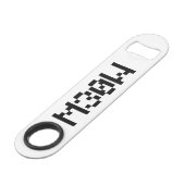 M30W [Dierengeluiden in leetspreken] Speed Flessenopener (Voorkant Gekanteld)