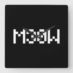 M30W [Dierengeluiden in leetspreken] Vierkante Klok