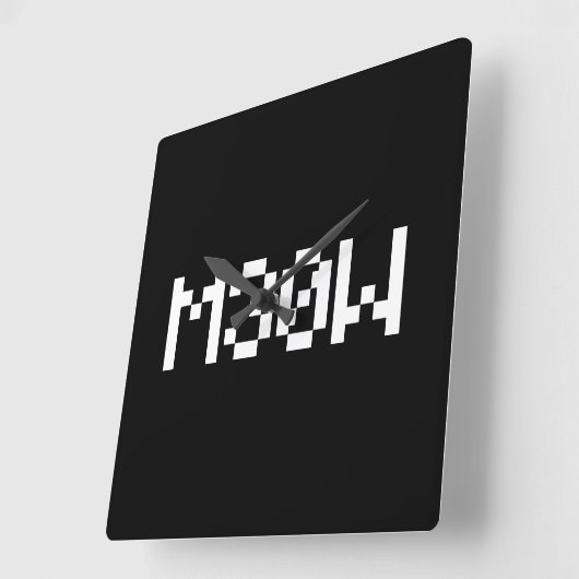 M30W [Dierengeluiden in leetspreken] Vierkante Klok (Hoek)