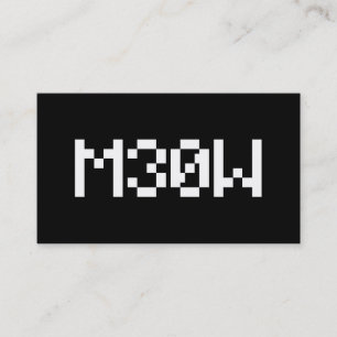 M30W [Leetspeak Diergeluiden] Visitekaartje