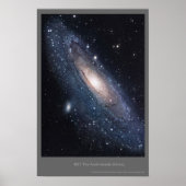 M31 Andromeda Galaxy Poster (Voorkant)