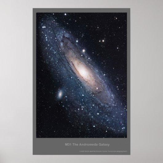 M31 Andromeda Galaxy Poster (Voorkant)