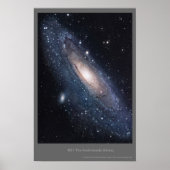 M31 Andromeda Galaxy Poster (Voorkant)