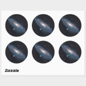 M31 Andromeda Galaxy Ronde Sticker (Vel)