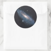 M31 Andromeda Galaxy Ronde Sticker (Tas)