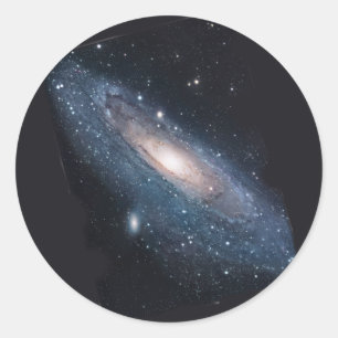 M31 Andromeda Galaxy Ronde Sticker