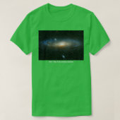 M31 de Andromeda Galaxy T-shirt (Design voorkant)