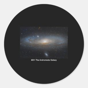 M31 De Andromedanevel Ronde Sticker