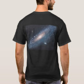 M31 in Andromeda, de T-Shirt. T-shirt (Achterkant)