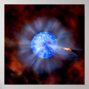 M33 Zwart gat in de ruimte Poster