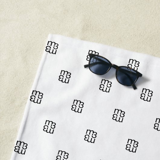 m3 BEACH TOWEL | m3galleryStudio Strandlaken (In situ)