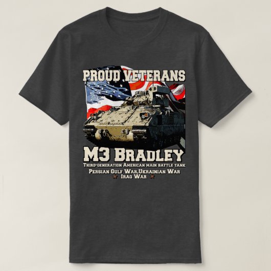 M3 Bradley Veterans T-shirt (Design voorkant)