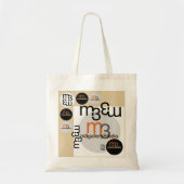 m3 COLLAGE-canvas tas | m3galleryStudio (Voorkant)