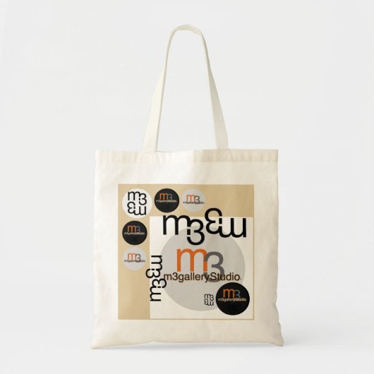 m3 COLLAGE-canvas tas | m3galleryStudio (Voorkant)