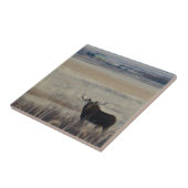 M3 eland op landbouwgrond tegeltje (Zijkant)