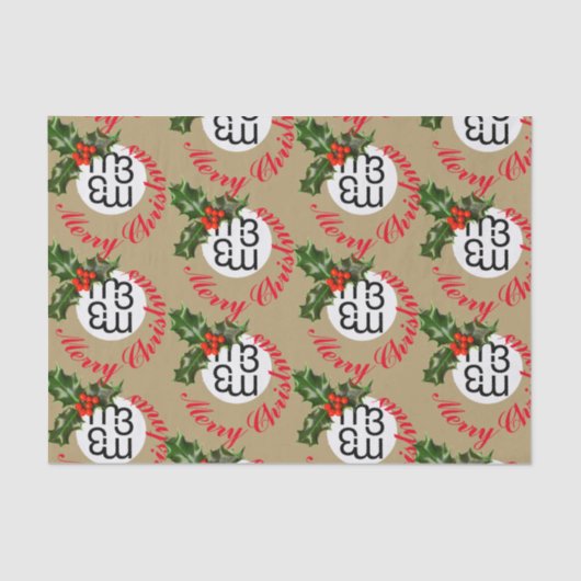 m3 Papier voor cadeaubonnen voor kerstcadeaus (Voorkant)