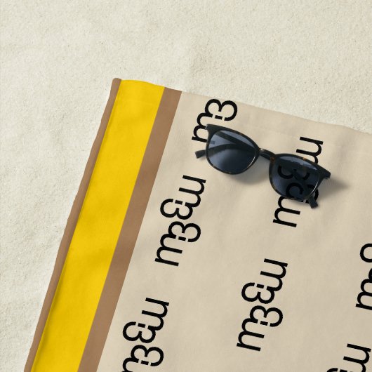 m3galleryStudio BEACH TOWEL | m3galleryStudio Strandlaken (In situ)