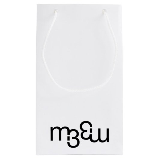 m3galleryStudio-monogram kleine glanzend cadeautas (Achterkant)