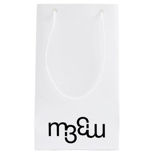 m3galleryStudio-monogram kleine glanzend cadeautas (Voorkant)