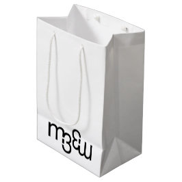m3galleryStudio-monogram middelgrote glanzend cade Medium Cadeauzakje