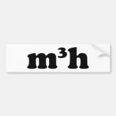 m3h bumpersticker (Voorkant)