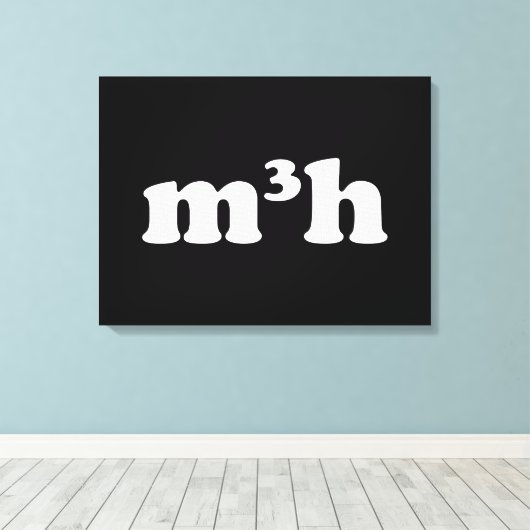 m3h canvas afdruk (Insitu (Houten vloer))