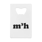 m3h creditkaart flessenopener (Achterkant)