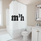 m3h douchegordijn (In situ)