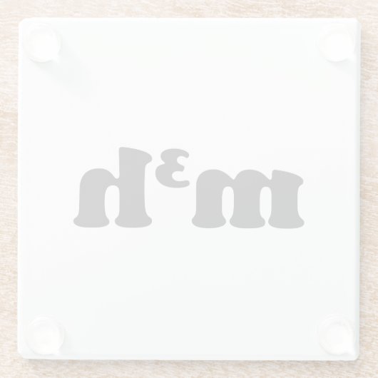 m3h glazen onderzetter (Achterkant)