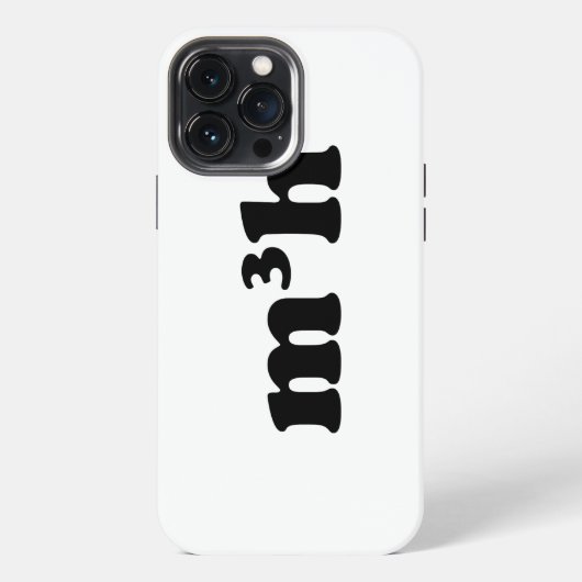 m3h iPhone hoesje (Achterkant)