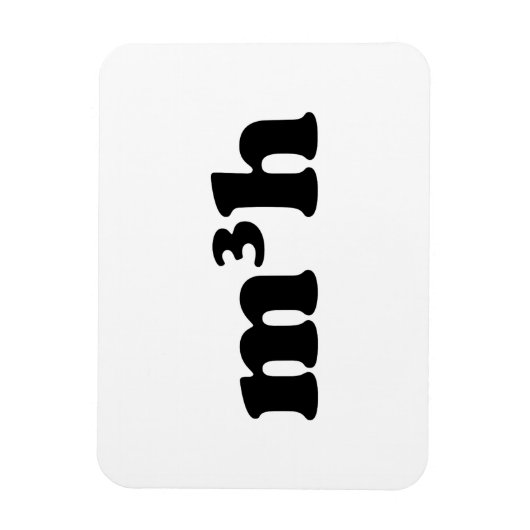 m3h magneet (Verticaal)