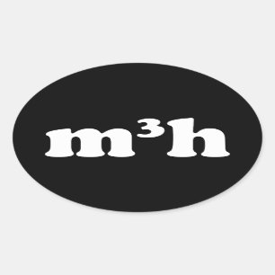 m3h ovale sticker