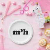 m3h papieren bordje (Feest)