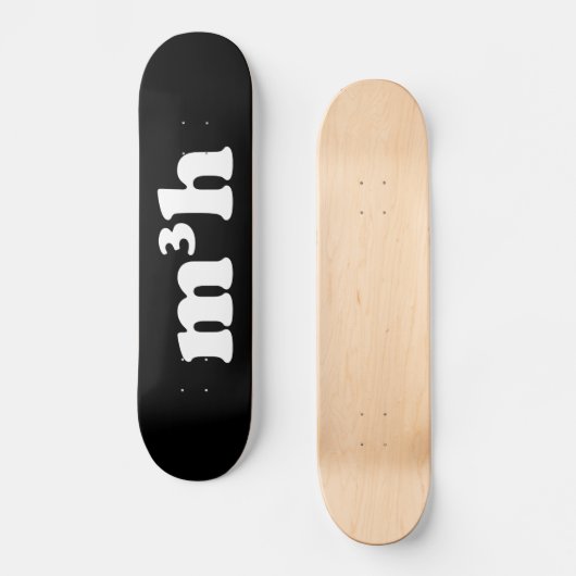 m3h persoonlijk skateboard (Voorkant)