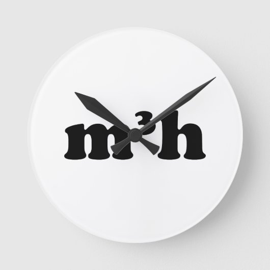 m3h ronde klok (Voorkant)