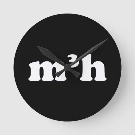 m3h ronde klok (Voorkant)