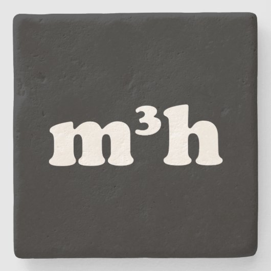 m3h stenen onderzetter (Voorkant)