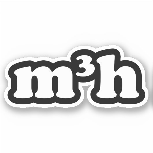 m3h sticker (Voorkant)