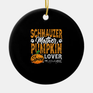M3SSS Miniatuur Schnauzer Hondencadeau Halloween H Keramisch Ornament