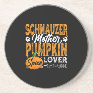M3SSS Miniatuur Schnauzer Hondencadeau Halloween H Zandsteen Onderzetter