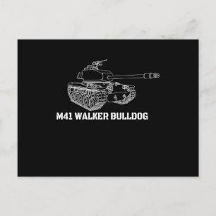 M41 Walker Bulldog Amerikaanse Lichte Legertank Ca Feestdagenkaart