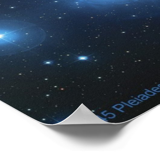 M45 de Pleiades Poster (Hoek)