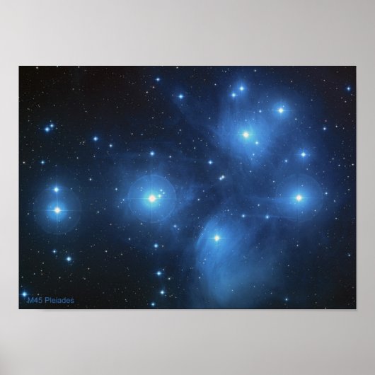 M45 de Pleiades Poster (Voorkant)