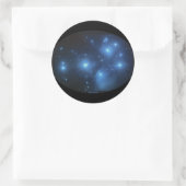 M45 de Pleiades Ronde Sticker (Tas)