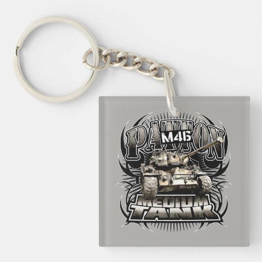 M46 Patton Sleutelhanger Acryl Sleutelhanger (Voorkant)